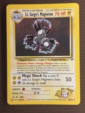 Lt. Surge’s Magneton 8/132 Gym Heroes Holo WOTC Vintage Rare on eBay