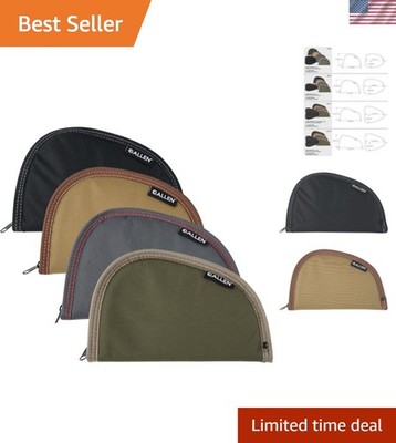 Compact Soft Shell Handgun Case - Earth Tone, Perfect for On-the-Go Protection