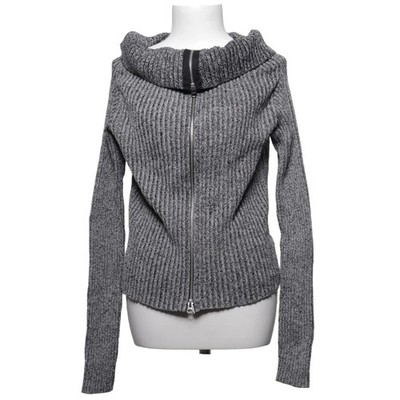 Weekday, Strickjacke, Damen, Größe: M, Vanna Off Shoulder Zip Cardiga, Grau #Cwx