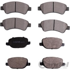 BREMSBELÄGE BREMSBELAGSATZ VORNE + HINTEN passend für FORD MONDEO 3 III