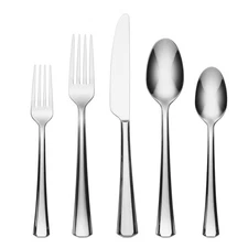 Oneida Bleeker 20-Piece Flatware Set Service for 4 | Silverware Kitchen Dining