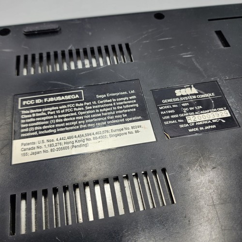 Sega Genesis Model 1601 Model 1 Console ONLY 16 BIT / Tested - Picture 9 of 11