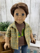 American Girl PLEASANT COMPANY Lindsey Bergman as BOY with Handmade OOAK Outfit