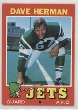 1971 Topps Dave Herman #124 sq1