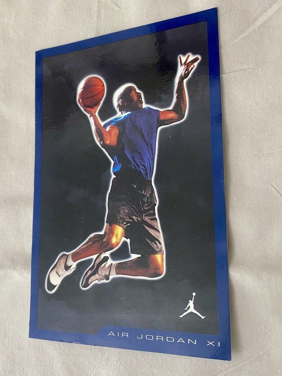 Air Jordan 11 Concord Retro Card 4”x6” From Box Awesome If You
