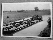 Foto Binnenschifffahrt Schlepper Schleppverband 70-er Jahre original Elbe DDR