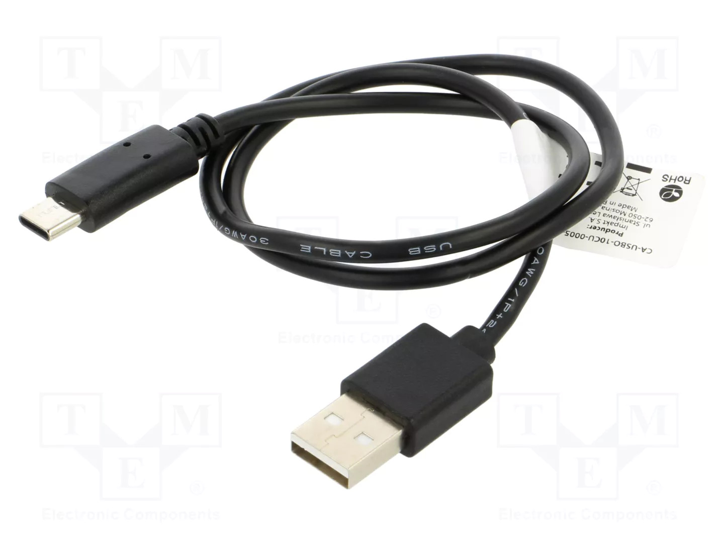 LANBERG CA-USBO-10CU-0005-BK Kabel