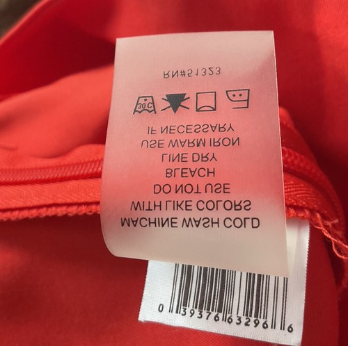 Vince Camuto Coral Sunset Red Doubleweave Vented Cuff Dress Pant Size 14W - Afbeelding 8 van 9