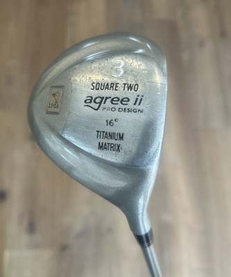 Square Two agree ii LPGA 3-Wood  RH 16° Loft Ladies Flex Graphite Shaft ~42''