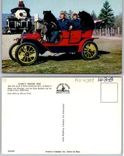 Clarks Trading Post Clark Brothers Bear Car Ride Postcard