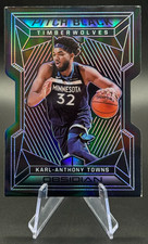2019-20 Karl-Anthony Towns /50 Obsidian Pitch Black Die Cut Purple Etch #23