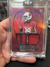 Marvin Harrison Jr Prizm Patch Neon Green Pulsar Base Cutting Edge /75 