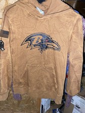 Baltimore Ravens Nike Salute to Service Hoodie Brown Youth Size M 10/12 NFL