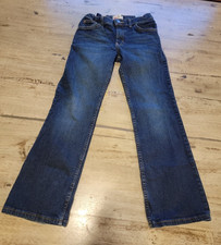Wrangler Youth Boys Classic Bootcut Denim Jeans Blue Size 12 Regular