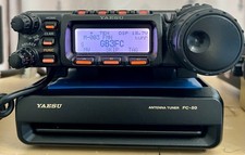 Beautiful Yaesu FT857D with Aluminium Case. Excellent Condition Fully Working.