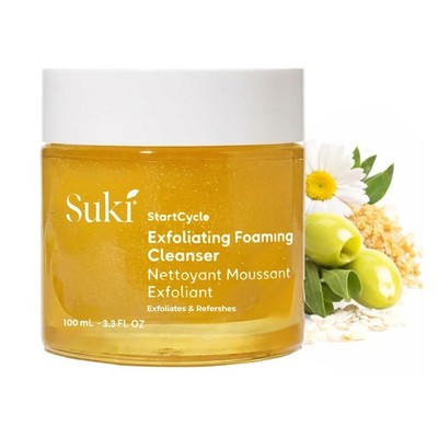 Suki Skincare Exfoliate Foaming Cleanser - With Natural Sugar  Colloidal Oat -