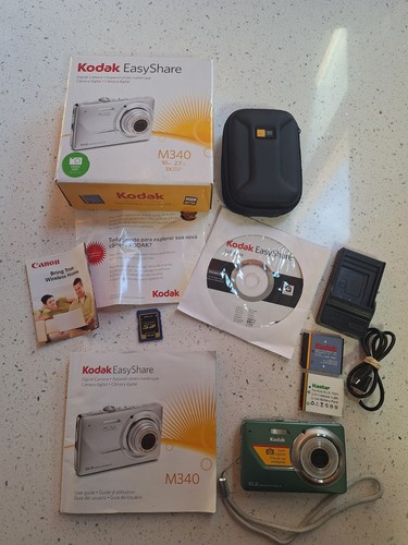 Kodak EasyShare M340 Digital Camera 10.2 MP with 2 GB SD Card 2 ...
