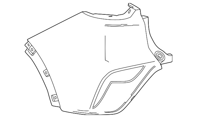 Genuine GM Side Cover 42870779