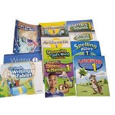 Abeka 1st Grade Homeschool Student Curriculum...