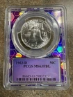 1963-D Franklin Half PCGS MS 64 FULL BELL LINES