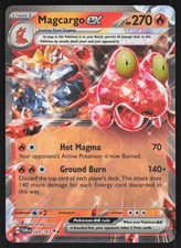 Magcargo ex - Holo 029/167 NM SV06: Carta Pokemon Mascherata Crepuscolare