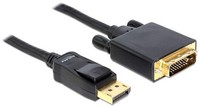 Delock Adapter / Kabel / Stecker Displayport > DVI 24+1 Kabel (3M)