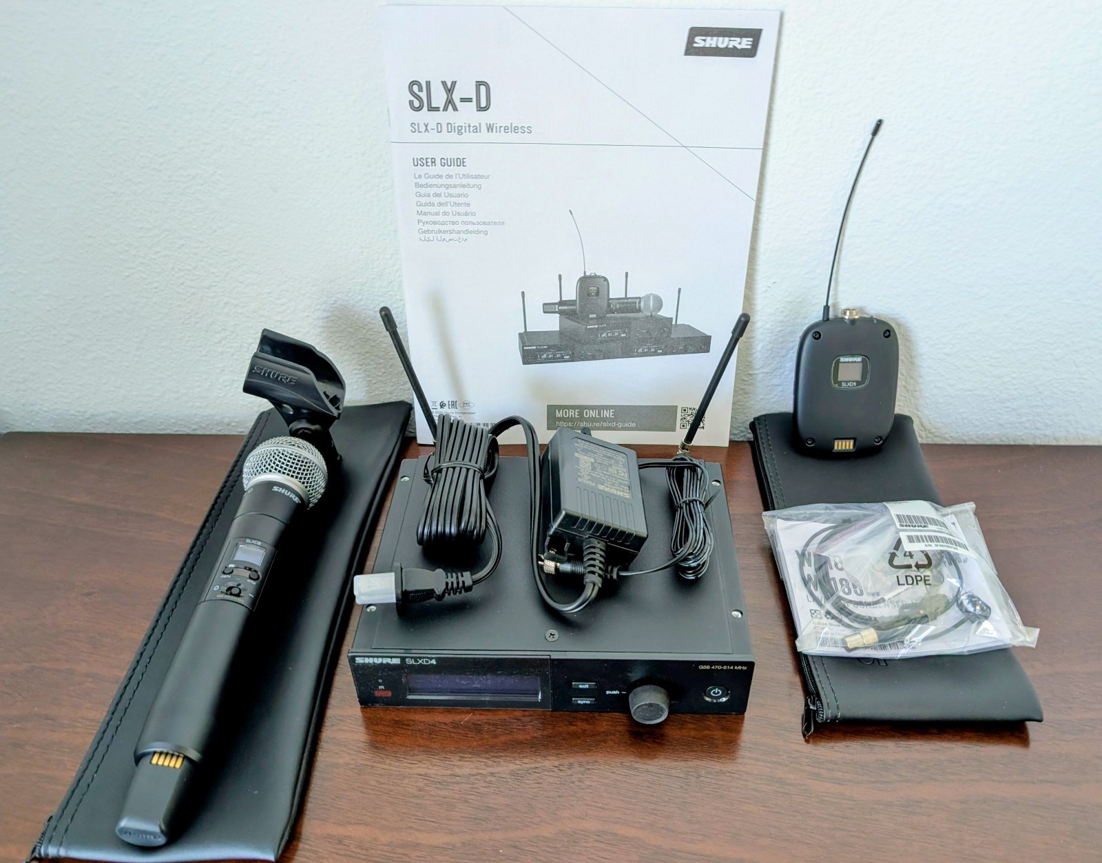 Shure SLXD124/85M Digital Wireless Microphone Combo System (G58: 470 - 514 MHz)