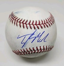 Tyler McDonough Signed Autographed Game Used Major League Baseball RED SOX