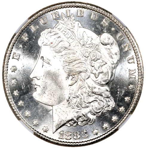 1883-CC NGC BU Morgan Rick Harrison Pawn Stars Signed Looks GEM BU PL