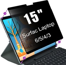 Privacy Screen for Surface Laptop 15 Inch 6/5/4/3 Anti-Glare, Touch Compatib