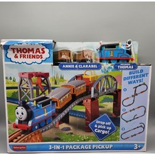 Thomas Friends 3-IN-1 Package Pickup Annie Clarabel Train DAMAGED Box HTF