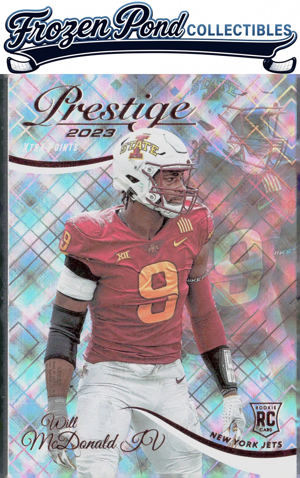 Will McDonald IV 2023 Panini Prestige #388 Xtra Points Sunburst