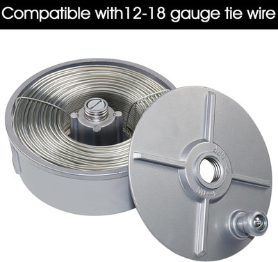 Tie Wire Reel Coil Holder Wheel 6.25'' Lightweight Aluminum Tie Wire Reel Wheel