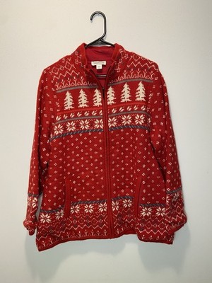 Coldwater Creek Tamarack Sweater Jacket size XL