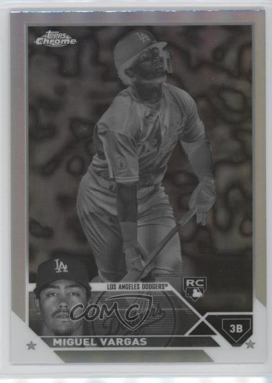 2023 Topps Chrome Negative Refractor Miguel Vargas #161 17e8
