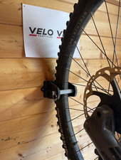 Wheel on Vertical bike storage mount