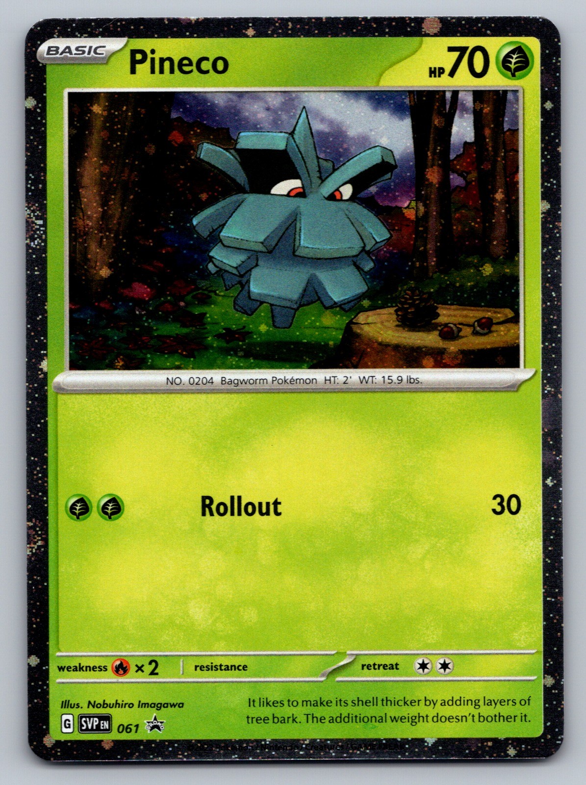 Pokemon Pineco - Promo 061 NM
