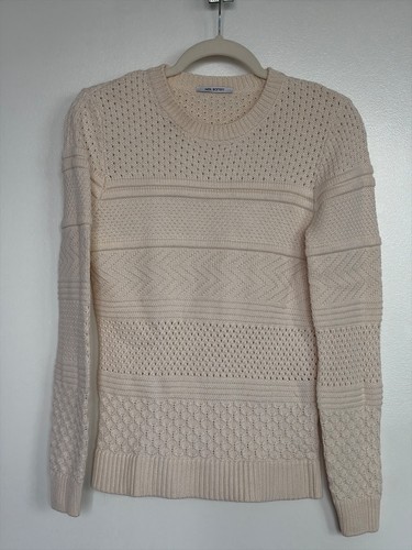 Neil Barrett, Neil Barrett Vtg Italian Wool Blend Camel Hair V-Neck Soft Cozy Sweater Large