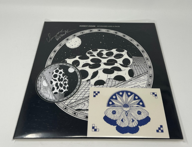 Modest Mouse An Eraser And A Maze Indie Exclusive AUTOGRAPHED by ISAAC BROCK