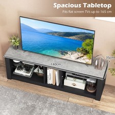 Gaming TV Console Table Modern Entertainment Center LED