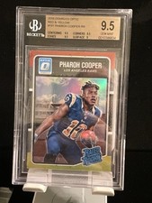 2016 Donruss Optic - Rated Rookie Pharoh Cooper #191 Red & Yellow (RC) BGS 9.5