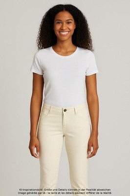 Rich & Royal Stoffhose Damen Hose Pants Chino Gr. W31 Baumwolle Crem... #88tvzy6