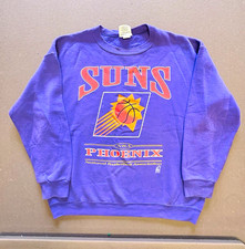 Vintage Lee Sport Nutmeg Phoenix Suns NBA Purple Crewneck Sweatshirt, Size XL