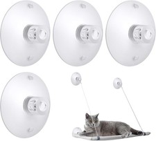 4 Pieces Cat Window Perch Suction Cup Powerful Window Bed Seat Replacement Sucti