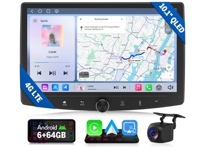 Eonon UX6SK2 Plus 6+64G Android Autoradio 10.1'' QLED 2Din GPS Navi CarPlay Radio