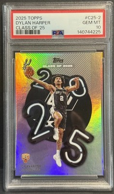 2025 Topps Basketball San Antonio Spurs RC Dylan Harper Class Of