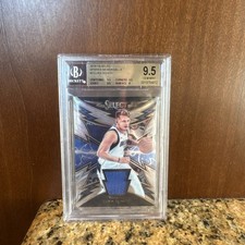 2018-19 Select Luka Doncic Rookie Sparks Memorabilia Patch BGS 9.5 Gem Mint