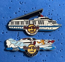 Hard Rock Cafe *2 LOTTO* MOTO D'ACQUA ST MAARTEN & KEY WEST BARCHE SPILLE EDIZIONE LIMITATA 300