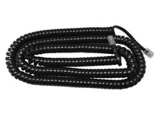 NEW 25 Foot Long Handset Cord Avaya Lucent AT T MLS MLX 8000 Series Phone Black