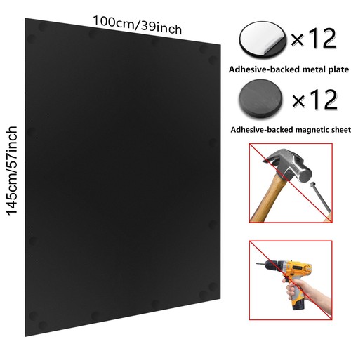 Magnetic Blackout Window Cover 100% Room Darkening Window Shades Black Out Wi... - Picture 6 of 9